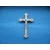 Krzyż wiszący jasny brąz  z medalem Św.Benedykta 19,5 cm T1